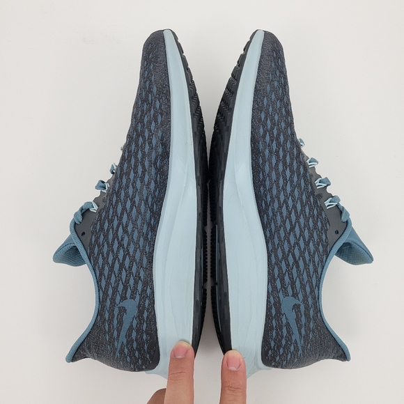 Nike Air Zoom Pegasus 35 Premium Black Celestial Teal Womens 12 - Picture 6 of 9